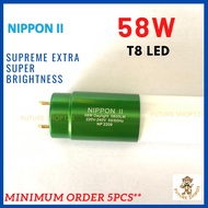 BRIGHTNESS NIPPONII T8 LED Tube 4 Feet Lampu Kalimantang LED 58W Lampu Kalimantang LED super brightn