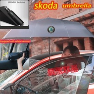 Skoda Umbrella Automatic Umbrella Car Folding Umbrella Sun Umbrella OCtavia YEti SUperb KODIAQ Fabia KAROQ