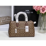 กระเป๋าสะพายหนังผู้หญิงขนาดใหญ่ COACH Georgia32 กระเป๋าถือซิป