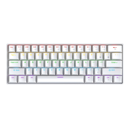 APAYADO K61 คีย์บอร์ดแบบมีสาย - ขนาดกะทัดรัด 60% (61 คีย์) RGB Backlit การออกแบบพกพา Phantom Switche