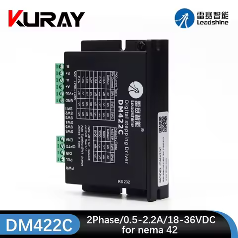 Kuray Leadshine DM422C 2 Phase Stepper Driver 18-36VDC 1.46-4.2A For Nema 20 28 35 42 Stepping Motor