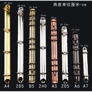 [Factory Straight Hair] Metal Binder a4b5a5a6a7 Binding Folder Hole Folder Binder Iron Folder