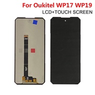 สำหรับชิ้นส่วนจอสัมผัสแอลซีดีของเครื่องแปลงดิจิทัล WP17 WP19 OUKITEL สำหรับหน้าจอ LCD แสดงผล WP19 OU