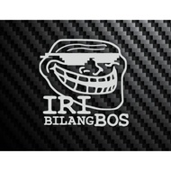 Sticker iri month boss cutting