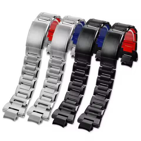 FOR G-SHOCK Casio 5672 MTG-B3000 Series Quick Release Stainless Steel Strap Bracelet