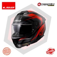 LS2 FF808 STREAM II FURY BLACK RED