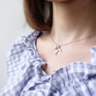 餘生有你 七夕情人節 禮物 925純銀 純銀項鍊 人魚尾巴 淡水珍珠