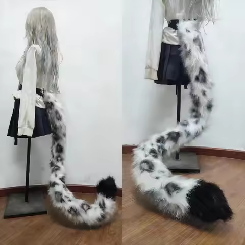 Arknights SilverAsh Pramanix Cliffheart Tail Cosplay Props Furry Long Tail Anime Expo Halloween Carn