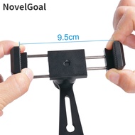 NovelGoal Universal Mobile Phone Clip For 1/4" Screw Tripod Head Phone Holder Stand Tripod Monopod Holder Bracket 360 Degree For Phone