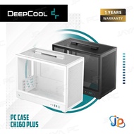 DeepCool CH160 Plus M-ATX PC CPU Case - Tempered Glass Casing