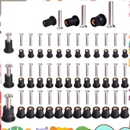 36 Pairs /M5/M6 Neoprene Well Nuts Rubber Well Nuts With Stainless Steel Screw Kayak Brass Copper Bo