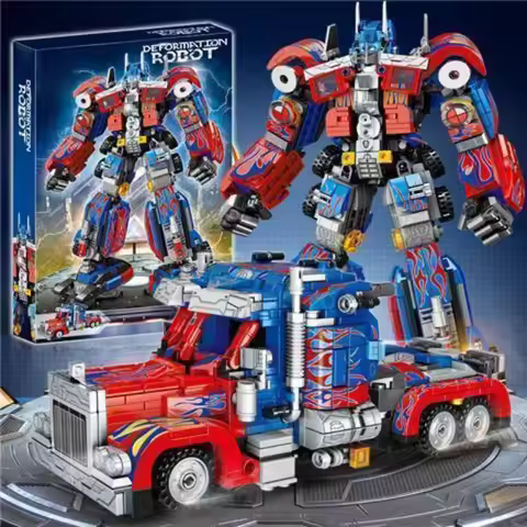 Compatible with Lego Deformation Mecha Bumblebee Autobot Model Ornaments Difficult Educational Build