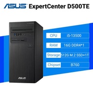 ASUS ExpertCenter D500TE華碩商用電腦/i5-13500/GT1030 2G/16G/512G SSD/1T HDD/500W/Win11 Pro/3年保固/D500TE-513500025X