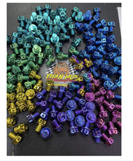 ( 10 pcs ) Mirror screw m10x10 Sala Head - Ốc chân kiếng 10li10 Titan
