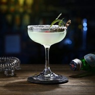 JPE - 【220ml】 古典水晶玻璃杯 通透馬天尼杯 復古雞尾酒杯 香檳杯 塔杯 氣泡酒杯 高腳杯 Cocktail杯 馬丁尼酒杯 打卡杯