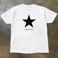 David Bowie David Bowie Short Sleeve Shirt Dark Star Blackstar Cotton Round Neck T-Shirt 2Ad2