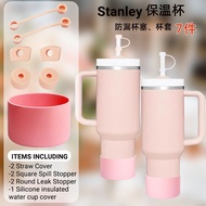 7 Set Silicone Spill Proof Stopper 6PC for Stanley Tumbler Spill Stopper 40 oz Tumbler with Handle o
