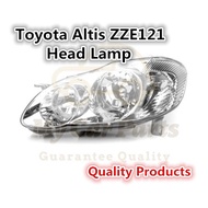Toyota Altis ZZE121 02-07 FRONT (DEPAN) Lampu Besar/ Head Lamp CAR