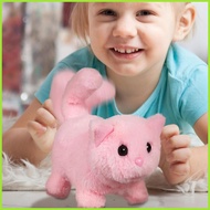 Smart Robot Cat Plush Cat Robot Toy Interactive Electronic Robotic Kitten for Toddler Boys Girls Chi