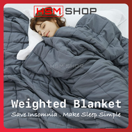 Weighted Blanket for Adult Blankets Decompression Sleep Aid Pressure Single King Size (4.5kg 6.8kg 9