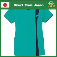 FOLK Women’s Zip-Front Scrub Top 7023SC
