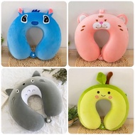 Muji U-Shaped Support Pillow, Neck Pillow 26x28cm, Neck Pillow for Babies Traveling, Office Sitting 