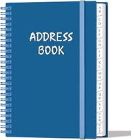 Address Book with Alphabetical Tabs - A5 Telephone & Address Book with Address Contacts, Special Dat