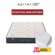 Epitex ezCozy Dual-Sided Mattress - Firm & Plush Mattress - Pocketed Coils - Vacuum Packed Mattress