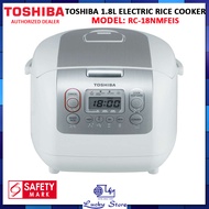 TOSHIBA RC-18NMFEIS 1.8L ELECTRIC RICE COOKER, 3D HEATING, DIGITAL CONTROL, LID &amp; BOTTOM HEATER