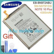แบตเตอรี่ Samsung Original EB-BN972ABU Battery for Samsung GALAXY Note 10+ Note10 Plus SM-N975F/DS Battery 4300mAh แบตเตอรี่รับประกัน 6 เดือน