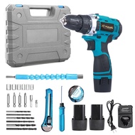 TERMURAH MTMASAKI MESIN BOR BATERAI TANGAN CORDLESS DRILL 12VF MT-8100 BATTERY IMPACT DRILL CORDLES
