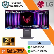 Flexi Tech LG 34" UltraGear 34GS95QE 240Hz OLED Curved Gaming Monitor