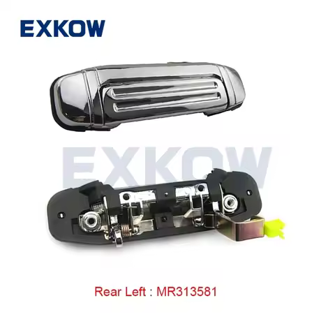 Rear Chrome Bright Exterior Outside Door Handle for Mitsubishi Pajero 1990-2004 V33 V43 V44 V45 V46 