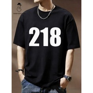 218 Squid Game 2 Ready Stock T Shirt Men's 100% Cotton Premium Fashion Tshirt
