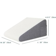 Bed Wedge Pillow for Sleeping Soft Memory Foam Top Triangle Pillow Wedge Body Positioners for Leg El
