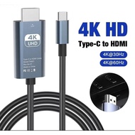 HDMI Projector Cable 4K@30Hz USB Type C To 1.5m For Macbook Pro Air Samsung Lenovo Thinkpad Switch