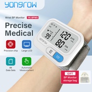Yongrow Automatic Wrist Digital Blood Pressure Monitor Measures Hypertension Electronic Sphygmomanometer BP Monitor