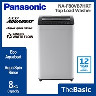 PANASONIC 8KG Fully Auto Washing Machine Washer Mesin Basuh Automatik (NA-F80VB7HRT , NA-F80VB7 , NA