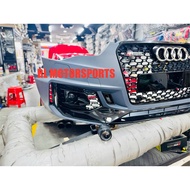 Audi A5 B8.5 2011 2012 2013 2014 convert B9 style RS RS5 front bumper grill grille bodykit body kit 