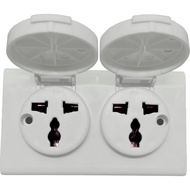 Wall socket specialized for outdoor use, IP54 waterproof bathroom MDCE