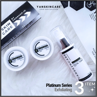PAKET 3 ITEM SKINCARE PLATINUM SERIES SKIN CARE UNTUK FLEK ACNE DAN GLOWING BY YANSKINCARE