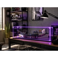 LEGO 71469 Nightmare Shark Ship Acrylic Display Case with LED Lights | Dustproof Transparent Display