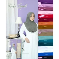 TERLENGKAP Nadia Sport by Qeysa (Hijab Sport menutup dada)