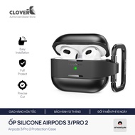 AhaStyle AirPods 3 / Pro 2 Shockproof Case - Wireless Charging, Convenient Keychain - CloverB