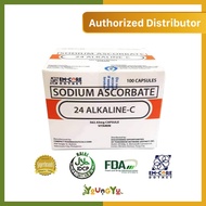 Authentic Emcore 24 Alkaline C Sodium Ascorbate (100 capsules)