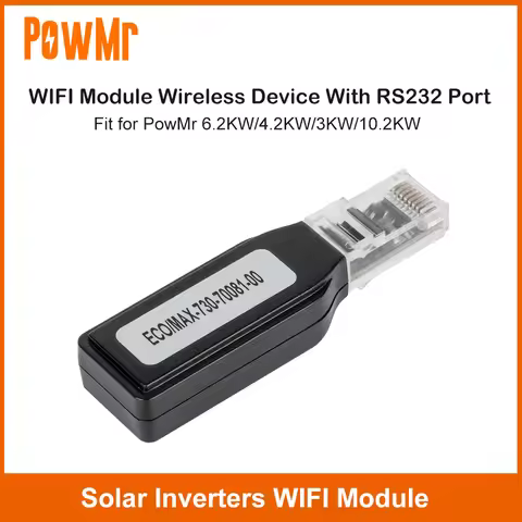 WiFi Module Wireless Device With RS232 Port Remote Monitoring For Off Grid Hybrid Solar Power Invert