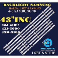 SAMSUNG 43" INC BACKLIGHT 43J5100-43J5202-435000-43M5100