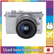 [Used in Japan] Canon EOS M100 EF-M15-45 IS STM Lens Kit (White) EOSM100WH1545ISSTMLK