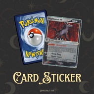 [Pokemon TCG Card Sticker - MIGHTYENA] TnG Sticker / Access Card Sticker / Card Sticker