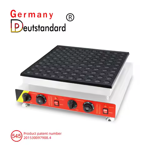 Commercial 100Pcs Poffertjes Grill Dorayaki Dutch Mini Pancake Bake Machine